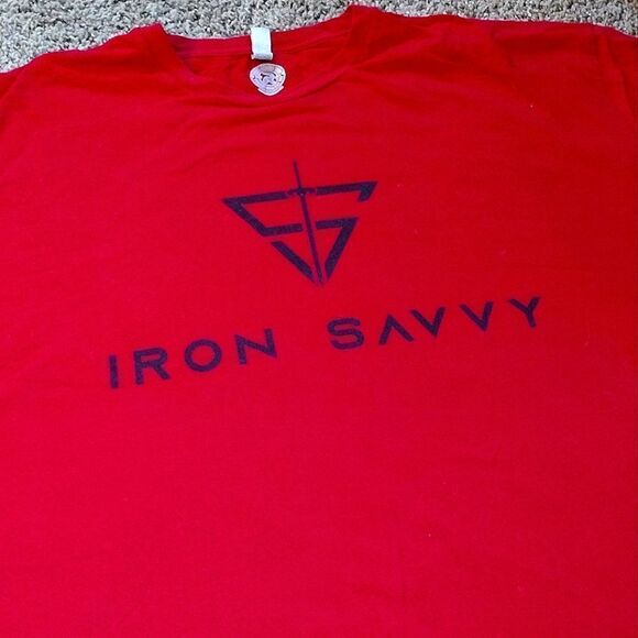 Two Men's Size XL Short Sleeve Under Armour and Iron Savvy Tee Shirt Tops - Picture 2 of 7